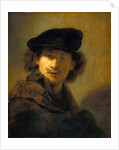 Self-Portrait with Velvet Beret by Rembrandt Harmensz van Rijn