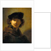 Self-Portrait with Velvet Beret by Rembrandt Harmensz van Rijn