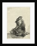 Self-Portrait Leaning on a Sill by Rembrandt Harmensz van Rijn