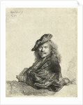 Self-Portrait Leaning on a Sill by Rembrandt Harmensz van Rijn