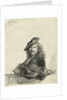Self-Portrait Leaning on a Sill by Rembrandt Harmensz van Rijn