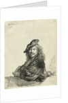 Self-Portrait Leaning on a Sill by Rembrandt Harmensz van Rijn
