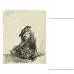 Self-Portrait Leaning on a Sill by Rembrandt Harmensz van Rijn