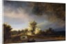 The Stone Bridge by Rembrandt Harmensz van Rijn