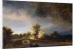 The Stone Bridge by Rembrandt Harmensz van Rijn