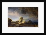 The Stone Bridge by Rembrandt Harmensz van Rijn
