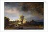 The Stone Bridge by Rembrandt Harmensz van Rijn