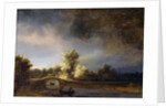 The Stone Bridge by Rembrandt Harmensz van Rijn