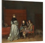 Three Figures Conversing in an Interior, known as 'The Paternal Admonition,' by Gerard ter Borch