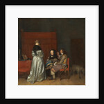 Three Figures Conversing in an Interior, known as 'The Paternal Admonition,' by Gerard ter Borch