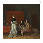 Three Figures Conversing in an Interior, known as 'The Paternal Admonition,' by Gerard ter Borch