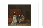 Three Figures Conversing in an Interior, known as 'The Paternal Admonition,' by Gerard ter Borch