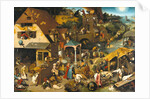 The Dutch Proverbs by Pieter Brueghel the Elder
