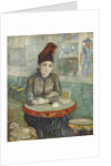 In the Cafe: Agostina Segatori in Le Tambourin by Vincent Van Gogh