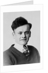 Young man smiles in a formal portrait, ca. 1920 by Anonymous