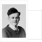 Young man smiles in a formal portrait, ca. 1920 by Anonymous