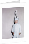 Boy dressed in bunny costume, ca. 1955 by Anonymous