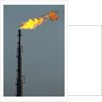 Oil Refinery Gas Flare at Aruba by Anonymous