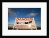 Warning sign near St. Maarten Airport, Netherlands Antilles by Anonymous