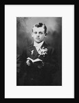 Portrait of a young boy in church, ca. 1930 by Anonymous