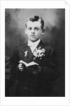 Portrait of a young boy in church, ca. 1930 by Anonymous