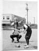Boys play baseball in a sandlot, ca. 1923 by Anonymous