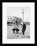 Boys play baseball in a sandlot, ca. 1923 by Anonymous