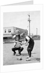 Boys play baseball in a sandlot, ca. 1923 by Anonymous