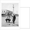 Boys play baseball in a sandlot, ca. 1923 by Anonymous