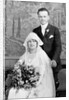 Wedding portrait of young couple, ca. 1924 by Anonymous
