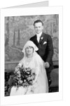 Wedding portrait of young couple, ca. 1924 by Anonymous