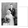 Wedding portrait of young couple, ca. 1924 by Anonymous