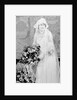 Bride in her wedding gown, ca. 1924 by Anonymous
