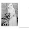 Bride in her wedding gown, ca. 1924 by Anonymous