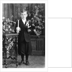 Boy at for his First Communion, ca. 1933 by Anonymous