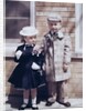 Brother and sister dressed up for Easter Mass, ca. 1957 by Anonymous