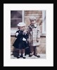 Brother and sister dressed up for Easter Mass, ca. 1957 by Anonymous
