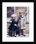 Brother and sister dressed up for Easter Mass, ca. 1957 by Anonymous