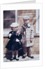 Brother and sister dressed up for Easter Mass, ca. 1957 by Anonymous