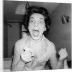 Woman screaming, ca. 1956 by Anonymous