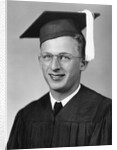 High school graduation portrait of young man, ca. 1945 by Anonymous