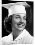 High school graduation portrait, ca. 1946 by Anonymous