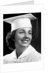 High school graduation portrait, ca. 1946 by Anonymous