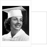High school graduation portrait, ca. 1946 by Anonymous
