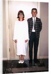 Grade school graduate with her brother, ca. 1966 by Anonymous