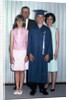 Eighth grade graduate with parents and sister, ca. 1967 by Anonymous
