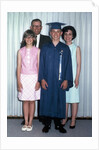 Eighth grade graduate with parents and sister, ca. 1967 by Anonymous
