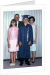 Eighth grade graduate with parents and sister, ca. 1967 by Anonymous