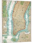 Map of lower Manhattan and Central Park by Anonymous