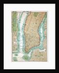 Map of lower Manhattan and Central Park by Anonymous